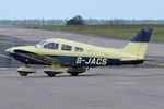 G-JACS @ EGSH - Arriving at Norwich. - by keithnewsome