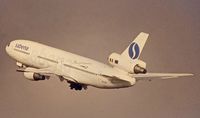 OO-SLG @ EBBR - Climbing out of Brussels mid´90s - by Joannes Van Mierlo