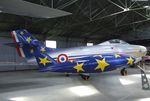 214 - Dassault MD.450 Ouragan at the Musée Européen de l'Aviation de Chasse, Montelimar Ancone airfield - by Ingo Warnecke