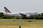 F-GRHQ @ LFRB - Airbus A319-111, Landing rwy 07R, Brest-Bretagne airport (LFRB-BES) - by Yves-Q