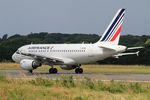 F-GUGM @ LFRB - Airbus A318-111, Taxiing rwy 07R, Brest-Bretagne airport (LFRB-BES) - by Yves-Q