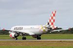 EI-FXP @ LFRB - Airbus A319-111, Take off run rwy 25L, Brest-Bretagne airport (LFRB-BES) - by Yves-Q