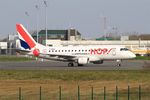 F-HBXE @ LFRB - Embraer 170ST, Taxiing to boarding area, Brest-Guipavas Airport (LFRB-BES) - by Yves-Q