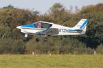 F-GTZH @ LFRB - Robin DR-400-120 Petit Prince, Landing Rwy 25L, Brest-Bretagne Airport (LFRB-BES) - by Yves-Q