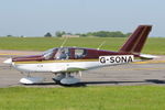G-SONA @ EGSH - Arriving at Norwich. - by keithnewsome