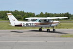 G-BZEC @ EGLK - Cessna 152 II at Blackbushe. Ex N4655M - by moxy