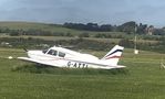 G-ATTI @ EGKA - In the long grass at Shoreham Airport, Sussex - by Chris Holtby