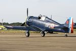 F-AZHD @ LFRH - North American NA-68 (T6), Taxiing to holding point prior take off, Lann Bihoué Naval Air Base (LFRH-LRT) - by Yves-Q