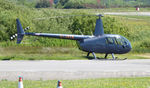 G-JAYK @ EGFH - Visiting Robinson R44 Raven II operated by AHM Heli.. - by Roger Winser