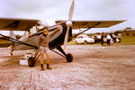 G-APAA - Myself with G-APAA after a pleasure flight from Weston-Super -Mare in the late 60's - by Sussexwolf