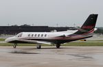 N446SH @ KLNK - Cessna 550