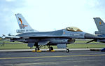 FA-115 @ EGUN - FA-115   General Dynamics F-16A Fighting Falcon [6H-115] (Belgian Air Force) RAF Mildenhall~G @ 27/05/1995 - by Ray Barber