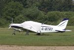 G-BTRT @ EGLM - Parked at White Waltham in navy and white livery - by Chris Holtby
