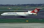 TC-JBF @ EDDL - Boeing 727-2F2(ADV) - TK THY Turkish Airlines 'Adana' - 20980 - TC-JBF - 25.03.1997 - DUS - by Ralf Winter