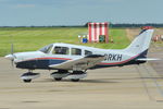 G-BRKH @ EGSH - Arriving at Norwich from White Waltham. - by keithnewsome