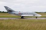 129 @ LFRJ - Dassault Falcon 10MER, taxiing to holding point rwy 26, Landivisiau Naval Air Base (LFRJ) Tiger Meet 2017 - by Yves-Q