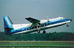 PH-SAD @ EHEH - NLM Fokker F27 lifting-off - by FerryPNL