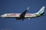9Y-BGI @ KJFK - Boeing 737-8Q8 - Caribbean Airlines  C/N 28232, 9Y-BGI - by Dariusz Jezewski www.FotoDj.com