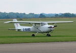 G-BABD @ EGSU - Parked at Duxford - by Chris Holtby