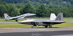 08-4152 @ KBAF - DEMON2 taxis back to the hanger while MONSTER1 touches down. - by Topgunphotography