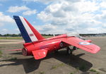 XR537 @ EGSX - Gnat parked up at North Weald, Essex - by Chris Holtby