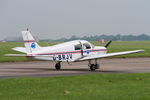 G-BRJV @ EGSH - Departing from Norwich. - by Graham Reeve