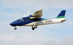 G-SACL @ EGFH - Resident P-2006T aircraft. - by Roger Winser