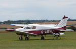 G-ARVU @ EGMA - 1962 Cherokee parked at Fowlmere Airfield, Cambs. - by Chris Holtby