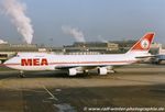 N202AE @ EDDF - Boeing 747-2B4BSF - ME MEA Middle East Airlines MEA - 21097 - N202AE - 01.1995 - FRA - by Ralf Winter