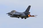 J-016 @ LFRJ - General Dynamics F-16AM Fighting Falcon, Climbing from rwy 26, Landivisiau Naval Air Base (LFRJ) Tiger Meet 2017 - by Yves-Q