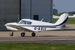 G-ASII @ EGSH - Just landed at Norwich. - by Graham Reeve