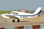 G-ASII @ EGSH - Arriving at Norwich. - by keithnewsome