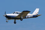 G-AVYT @ EGSH - Landing at Norwich. - by Graham Reeve