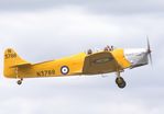 G-AKPF @ EGMJ - 1941 Miles Magister flypast with a wave to the crowd at Little Gransden Airshow 2021 - by Chris Holtby