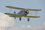 G-GLAD @ EGSU - Duxford BoB 75th Anniversary Airshow 20-9-15 - by Jacksonphreak