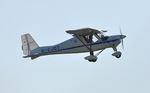 G-CJOT @ EGFH - Visiting C.42 departing Runway 28. - by Roger Winser