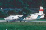 HB-ISH @ LSZA - Regular visitor at Lugano-Agno. Scanned from a slide.