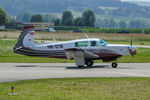 HB-DYB @ LSZG - Holding position runway 06 Grenchen - by sparrow9