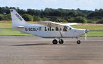 G-SCOL @ EGFH - Visiting Airvan. - by Roger Winser