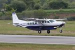 F-HFTS @ LFRB - Textron Aviation Inc. Grand Caravan 208B, Landing rwy 07R, Brest-Bretagne airport (LFRB-BES) - by Yves-Q