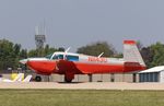 N1143G @ KOSH - Mooney M20J - by Mark Pasqualino