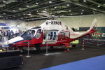 G-KRNO @ EGLC - On display at Helitech 202,1 in the Excel Centre London. - by Graham Reeve