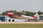 N1518D @ KOSH - Cessna 195A - by Mark Pasqualino