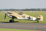 G-AWHE @ EGSU - Duxford BoB 75th Anniversary Airshow 2015 UK - by Steve Wright