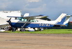 G-BTMA @ EGTF - Cessna 172N Skyhawk at Fairoaks. Ex N5136J - by moxy