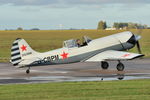 G-CBPM @ EGSH - Leaving Norwich for High Cross. - by keithnewsome
