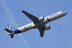D-AVZO @ LFBO - Airbus A321NX proto/demonstrator taking-off. - by FerryPNL