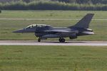 FB-14 @ LFRJ - SABCA F-16B Fighting Falcon, Take off run rwy 07, Landivisiau naval air base (LFRJ) - by Yves-Q