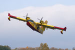 I-DPCI @ LOWW - Italy - Vigili del Fuoco Canadair CL-415 - by Thomas Ramgraber