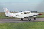 G-LCTO @ EGSH - Leaving Norwich. - by keithnewsome